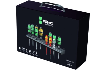 Набор отверток Wera Kraftform XXL 12 предметов, WE-051010