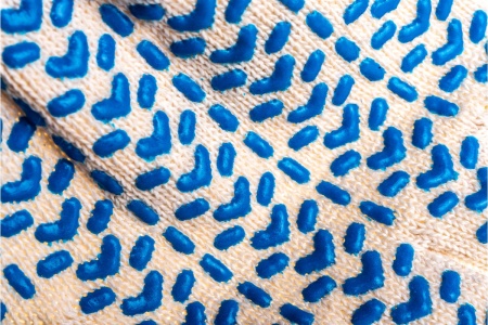 Перчатки хлопчатобумажные с защитой от скольжения (размер S-M) "Эксперт-протектор" Зубр 11452-S