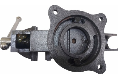 Слесарные тиски GRIFF 150 мм, серия PRO, поворотные, стальные, с наковальней 17кг g164030
