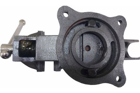 Слесарные тиски GRIFF 150 мм, серия PRO, поворотные, стальные, с наковальней 17кг g164030