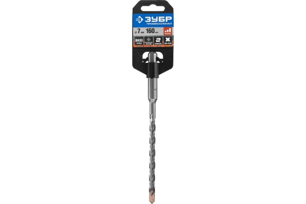 Бур по бетону ЗУБР (7х160 мм; SDS-plus) 29314-160-07_z01