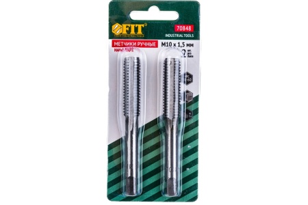 Метрические метчики 2 шт 10х1.5мм FIT IT 70848