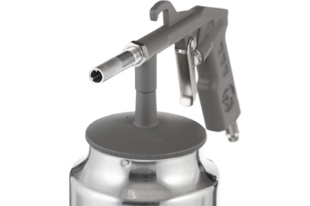 Пескоструйный пневматический пистолет с бачком INTERTOOL PT-0705