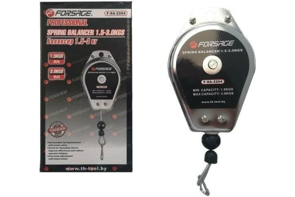 Пружинный балансир в металлическом корпусе Forsage 1,5-3 кг 29989 F-SA-2204