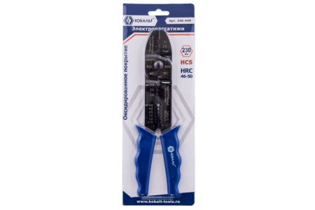 Электропассатижи КОБАЛЬТ 230мм 246-449