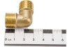 Уголок латунь резьба наружная 3/8" для компрессора Pegas pneumatic 4303