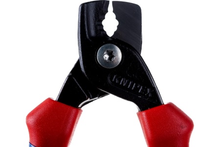 Кабелерез KNIPEX StepCut ступенчатый рез, кабель д. 15 мм, 50 кв.мм,  L-160 мм, двухкомпонентные рукоятки KN-9512160