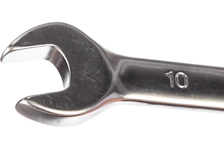 Комбинированный ключ трещоточный с шарниром 10мм AV Steel  AV-315210