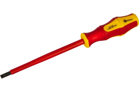 Отвертка диэлектрическая Ultra Grip SL 6,5 х 150 мм CR-V КОБАЛЬТ 646-461