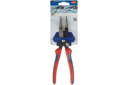 Электромонтажные клещи KNIPEX 6-в-1, зачистка: 0.75 - 1.5 + 2.5 мм, L-200 мм KN-1392200SB