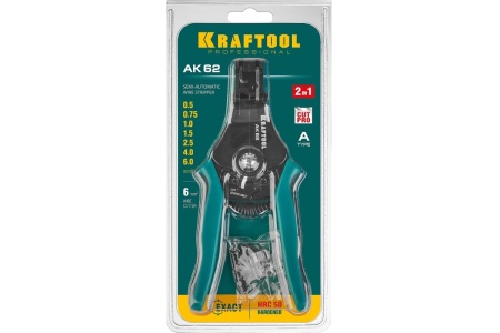 Полуавтоматический стриппер Kraftool АК-62, 0.5 - 6 мм2, 22681