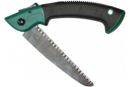 Складная пила NIKONA из SK5 стали,c фиксированной с пластиковой ручкой 180мм 66-915