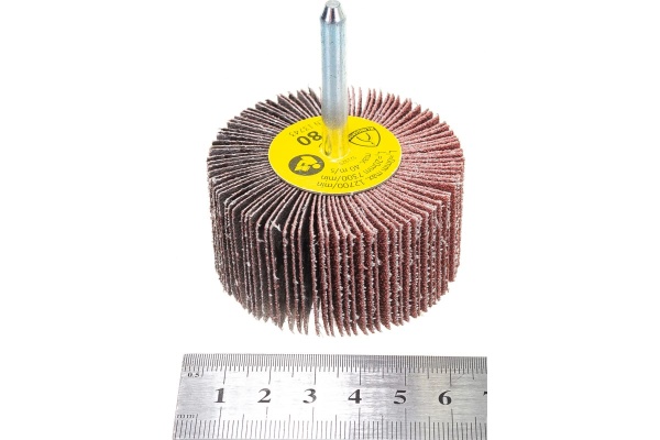 Круг шлифовальный лепестковый на шпильке (60х30 мм; 6 мм; Р80) KLINGSPOR 13052 Круг шлифовальный лепестковый на шпильке (60х30 мм; 6 мм; Р80) KLINGSPOR 13052