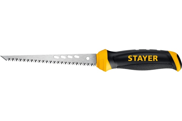 Выкружная ножовка по гипсокартону STAYER Drywall 160 мм 15173_z02