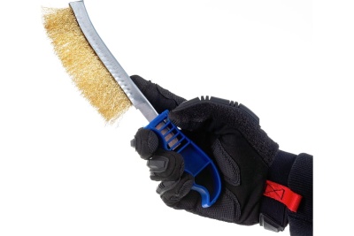 Щетка по металлу ROCKFORCE ручная, с пластиковой ручкой RF-HB140
