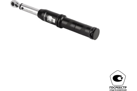 Динамометрический ключ WIEDERKRAFT 5-25 Нм, реверсивная трещотка с квадратом 1/4 WDK-NS05025