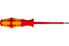 Отвёртка диэлектрическая Wera, VDE, SL 0.8х4.0х100 мм, WE-006115