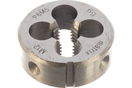 Плашка М12x1,75 мм, Р6М5 MATRIX 77096