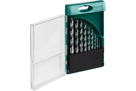 Набор сверл по металлу (10 шт; 1-10 мм) Kraftool 29651-H10