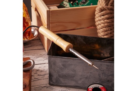 Паяльник PROCONNECT ПД 220В 25Вт деревянная ручка блистер 12-0174-4