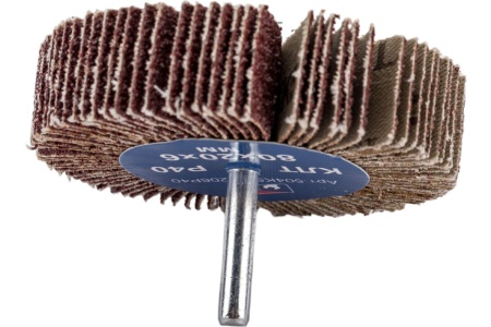 Круг лепестковый радиальный на дрель 80x20x6 мм, P40 S.E.B. 504KS-80*20*6P40
