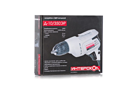 Дрель Интерскол Д-10/350ЭР 580.1.0.00