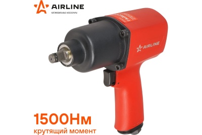 Пневматический ударный гайковёрт Airline 1/2"DR 1500Нм ATAZ111