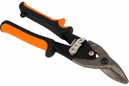 Ножницы по металлу ЕРМАК 250 мм, двухкомпонентная рукоятка, левый 599-097