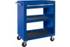 Открытая тележка МАСТАК ОПТИМА 3 полки и ящик, синяя 520-01580MB