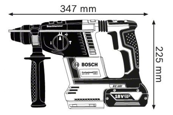 Аккумуляторный перфоратор Bosch GBH 18V-26 0.611.909.003