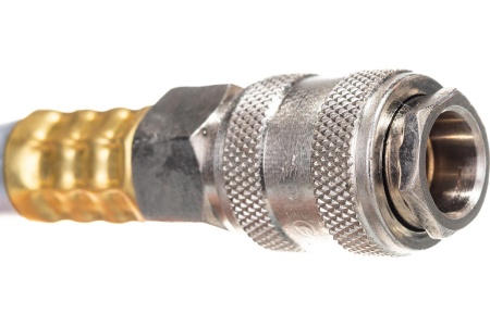 Шланг резиновый пневматический 10 м, 10х17 мм с быстросъемными соединениями Pegas pneumatic 4917