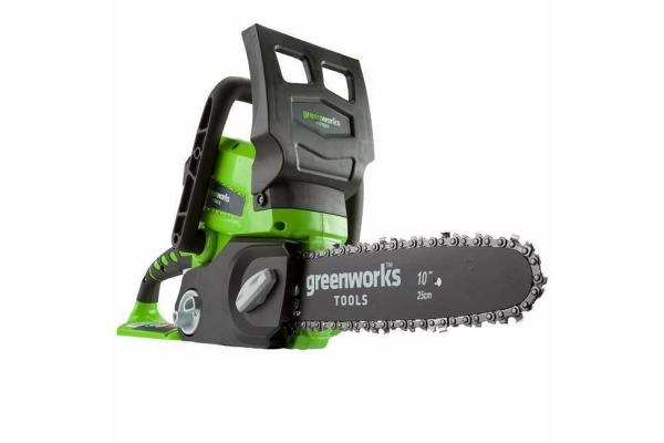 Аккумуляторная цепная пила Greenworks G24CS25K2 24V 2000007va
