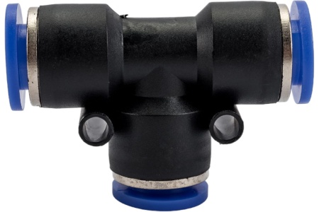 Фитинг цанговый тройник 10 мм Pegas pneumatic 5604