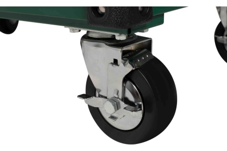 Инструментальная тележка Sata 890x535x1013 4 лотка 1 полка, откидывающаяся крышка 95119