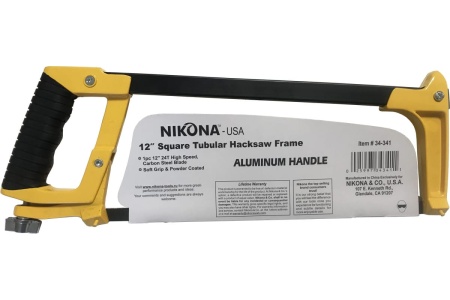 Ножовка по металлу NIKONA с алюминиевой рукояткой 12 34-341