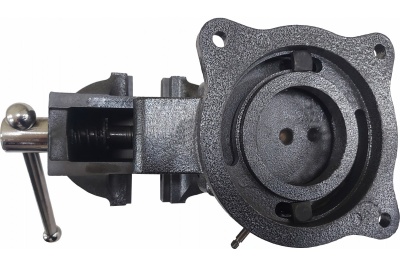Слесарные тиски GRIFF 200 мм, серия PRO, поворотные, стальные, с наковальней g164032