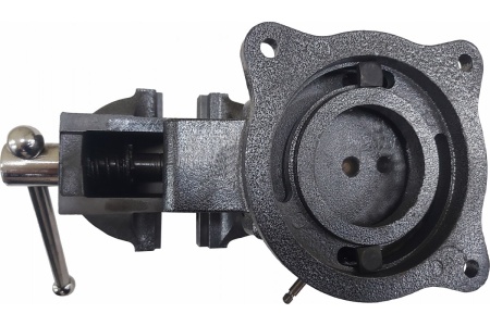 Слесарные тиски GRIFF 100 мм, серия PRO, поворотные, стальные, с наковальней g164024