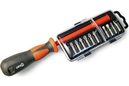 Диэлектрическая отвертка с набором бит КВТ НИО-5510 69305