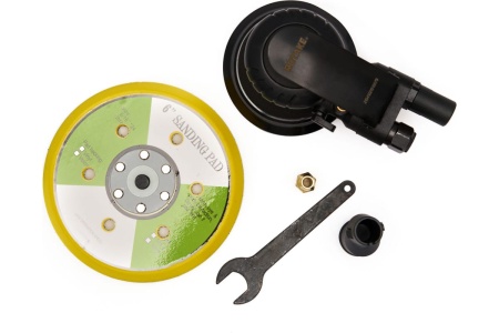 Полировальная пневматическая шлифмашина Rossvik 150 мм, с отсосом RT-2151-C