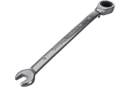 Комбинированный трещоточный ключ с реверсом AV Steel 8мм шт AV-315108