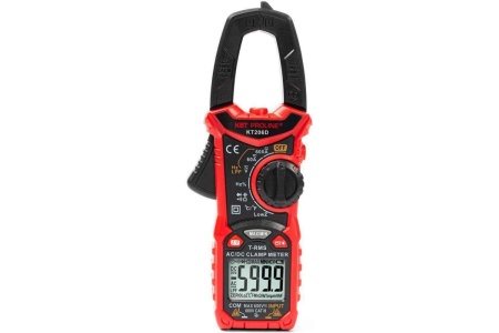 Токовые цифровые клещи КВТ KT 206D PROLINE 80753