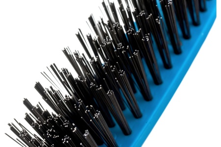 Проволочная щетка HOEGERT TECHNIK четырехрядная, стальная проволока HT3B621