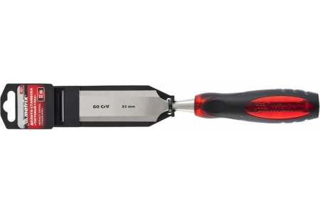 Долото-стамеска "Тигровый глаз", 32 мм, двухкомпонентная обрезиненная рукоятка MATRIX 24521