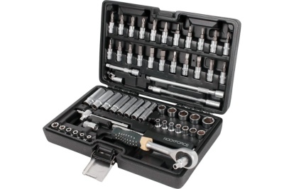 Набор инструмента ROCKFORCE 1/4" DR с 6-гранными головками, 57 предметов RF-2571-5