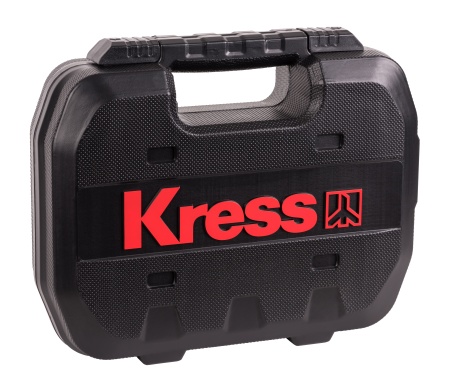 Дрель-шуруповерт аккумуляторная бесщеточная KRESS KUA24, 12В, 40Нм, 2.0Ач х2, ЗУ 1,5А, кейс.