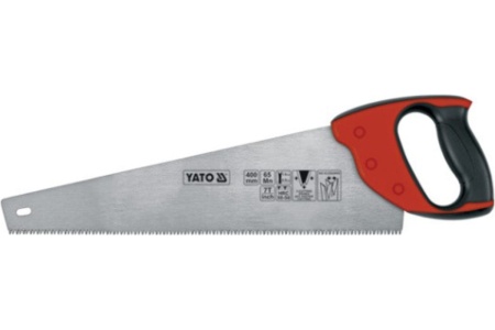 Пила по дереву YATO 500мм, пластиковая ручка YT-3103