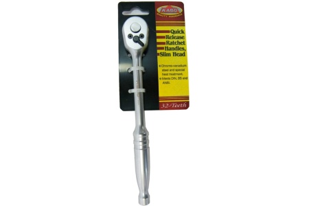 Трещотка 32 зубца 3/8 DR KABO SRS3150