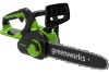 Цепная аккумуляторная пила GreenWorks G40CS30IIK4 40 В, 4 А*Ч 2007807UB