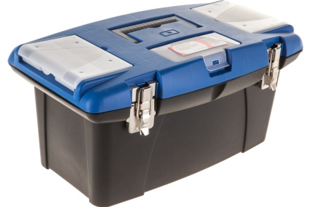 Ящик для инструментов с металлическими замками и органайзером Jettools 19" 480х235х270мм JT1602314