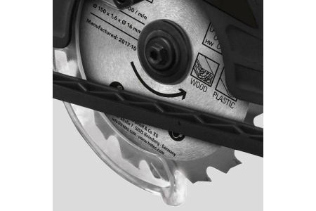 Аккумуляторная циркулярная пила Einhell PXC TE-CS 18/190 Li BL-Solo 4331210